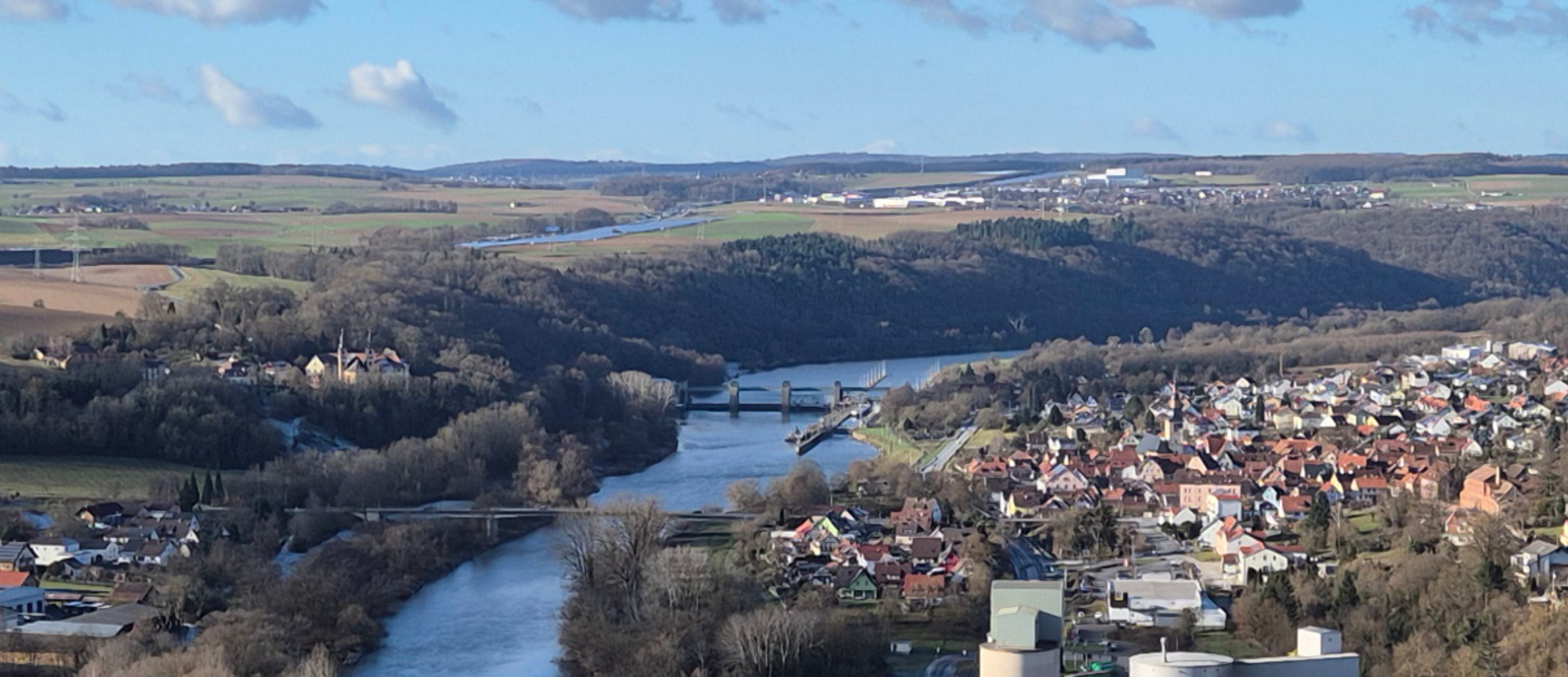 Heutige Aussicht vom Kallmuth auf Lengfurt